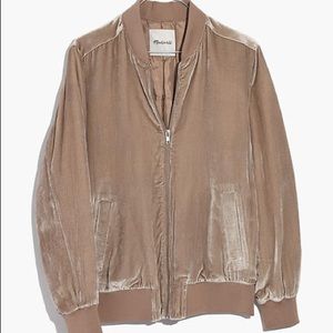 Madewell Velvet Bomber